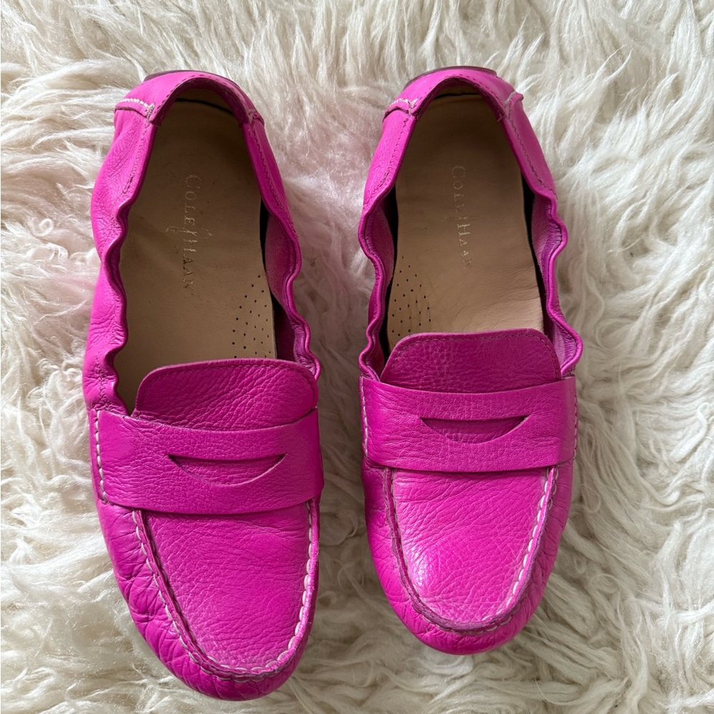 Cole Haan Sadie Deconstructed Loafer size 8 Orchid - Excellent Condition